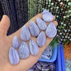 Wholesale natural raw mineral stone onyx blue lace agate tumbled rough stone for healing