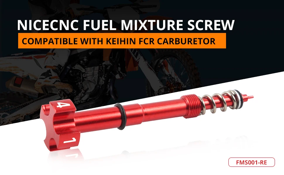 Cnc Universal Motorcycle Parts Air Fuel Mixture Screw With Spring O