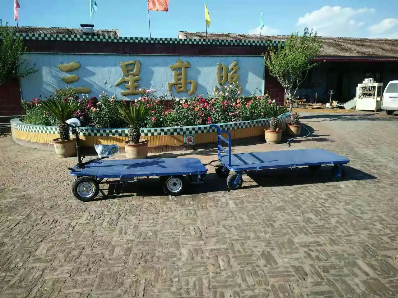 1000kg Loading Capacity Electric Cart Platform Trolley