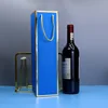 Phnom Penh bleu&nbsp;; bouteille unique 35x9,5x9cm