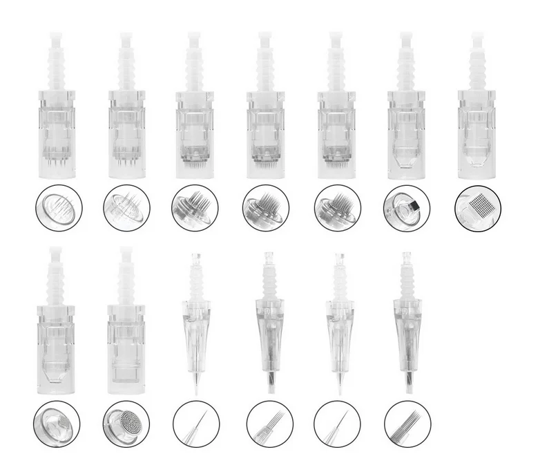 mesotherapy treatment derma pen needle cartridge 1/3/5/7/9/12/24/36/42/nano/silicon