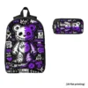 Purple violent bear two-piece set-321443