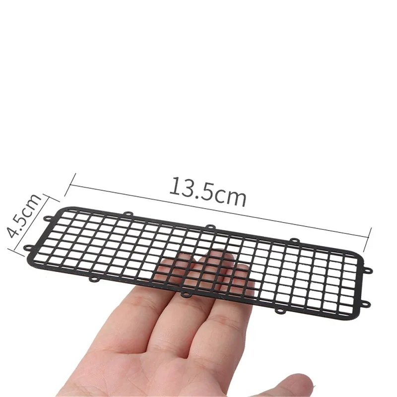 NTFHobby 5pcs 1/10 for Trx4 Rock Crawler Metal Upgrade Parts Rear/Side/Tail Window Protective Mesh Net