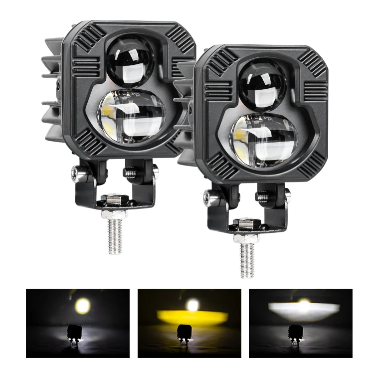 Bke Led Motorcycle Light 30w Auxiliary Led Spotlights Mini Fog/driving ...