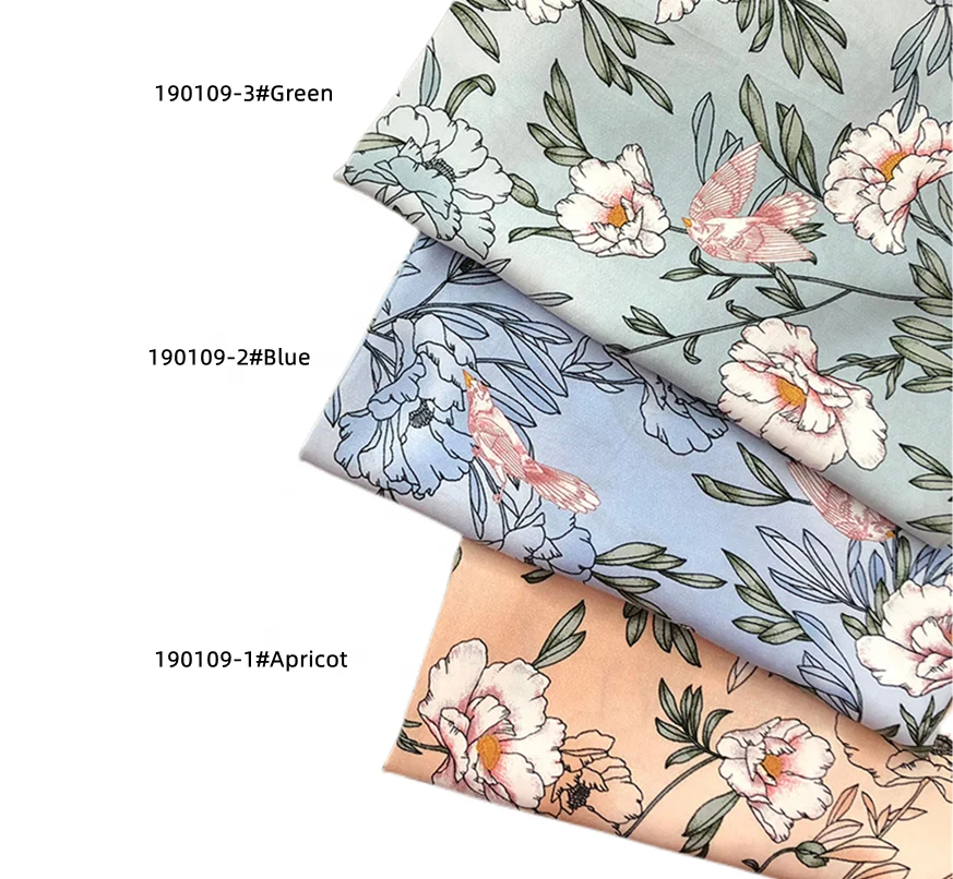 Оптовая продажа тропический дизайн хлопчатобумажная вискозная ткань для рубашек с