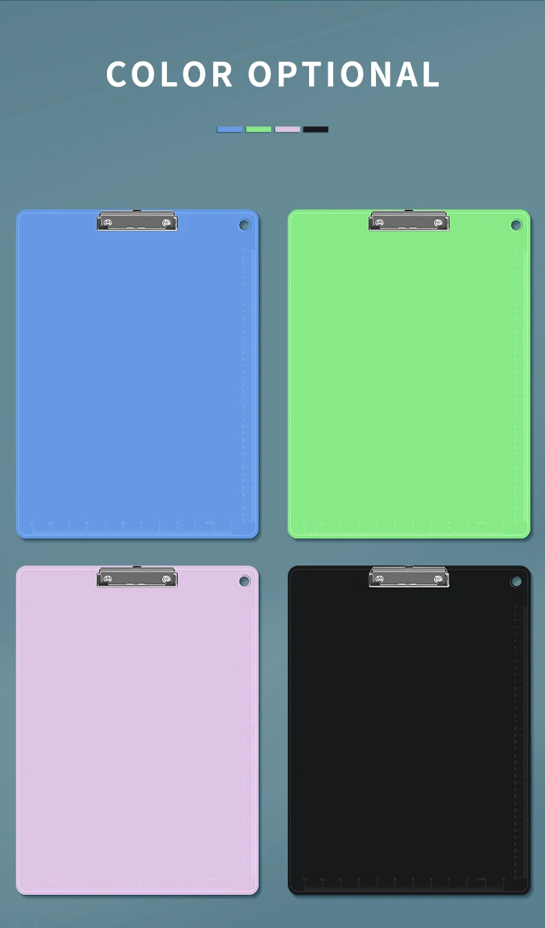 Wholesale Office Stationery A3/a4 Horizontal Type Vertical Type Plastic Clipboard Folder Drawing