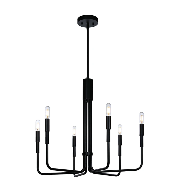 Chandeliers Modern 6 Light Chandelier Light Black Chandelier Pendant Lighting With Led Bulb For Living Dining Room Buy Indoor Chandelier Home Lighting Dining Room Chandeliers Bare Pendant Lighting Ceiling Light Chandelier Lights