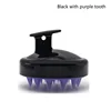 Black with purple tooth