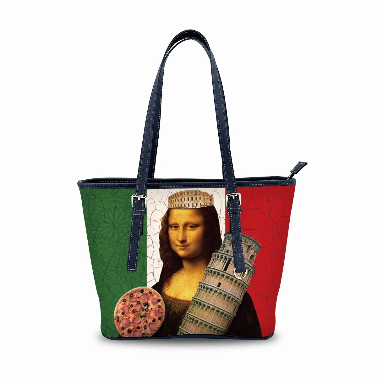 New Style Fashion Mona Lisa Pattern Lightweight Waterproof Luxury