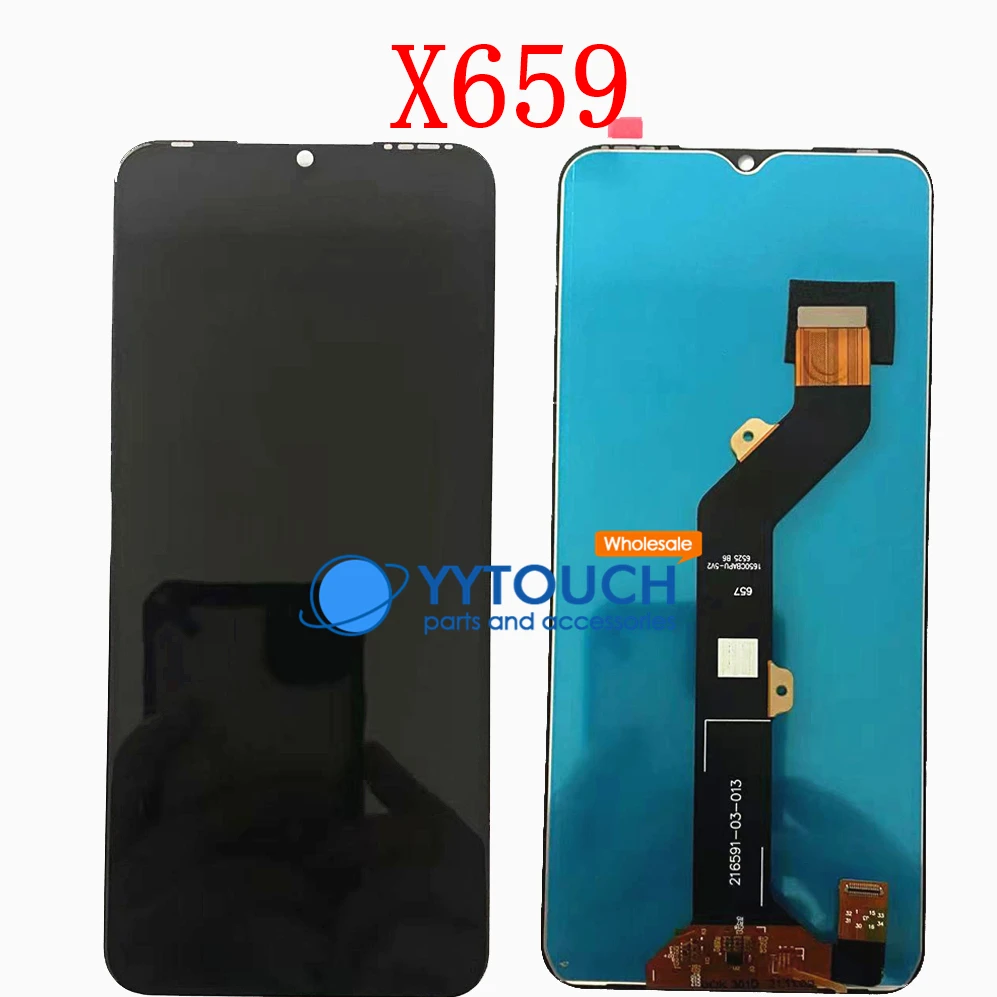 BRAYGOS Display LCD Touch Screen Digitizer Per Infinix Smart 7 Plus – Ricambio Nero