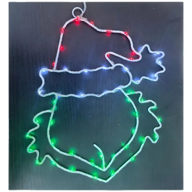 Festive RGB Hanging String Lights IP44 Garden Suction Cup Outdoor Window Decor Iron Copper Wire Home Decorations for Christmas