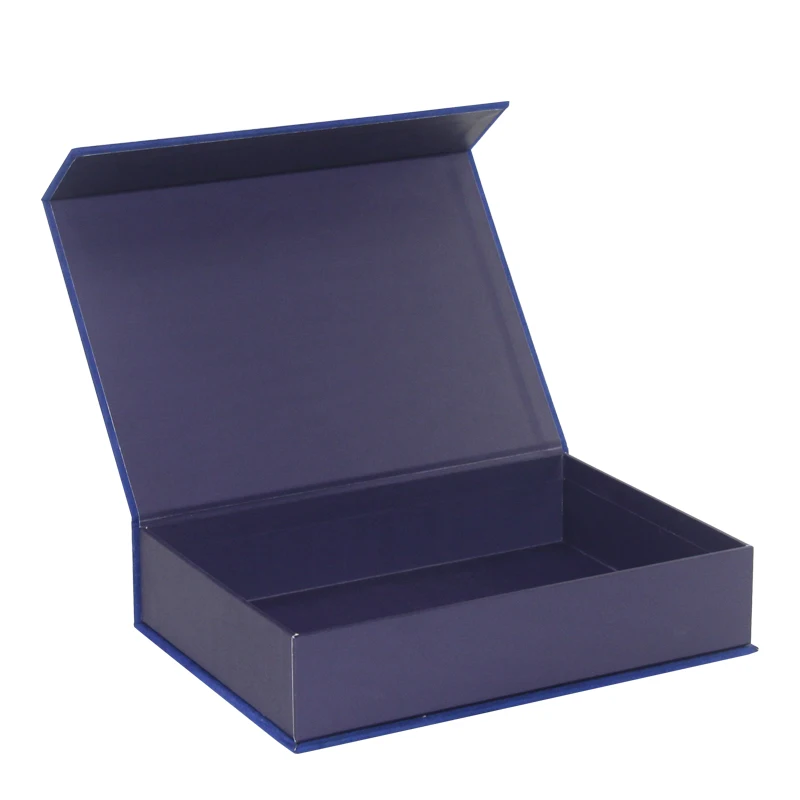 Manufacturer Wholesale Custom Highend Gift Box Blue Closure