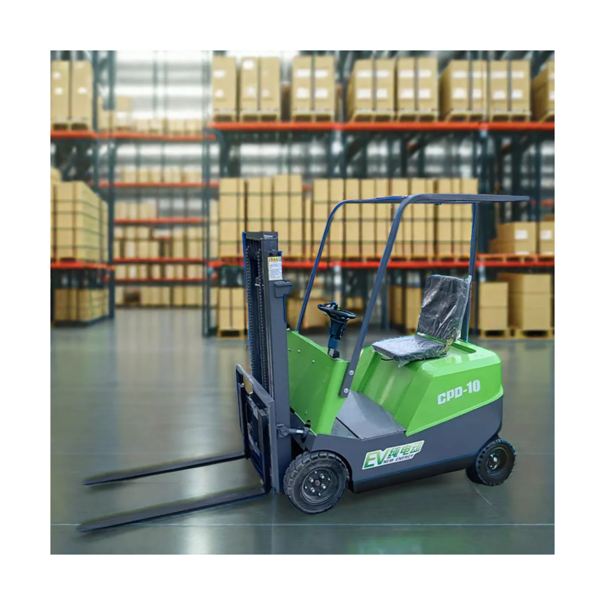 2024 New model automatical 1000kg electric forklift truck 1m 2m 3m with factory price forklift electric 2 ton cabin for sale