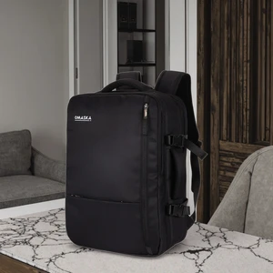 OMASKA Wholesale 17 Inch Nylon Laptop Backpack Men Fashion Daily Strap Waterproof Business Backpack