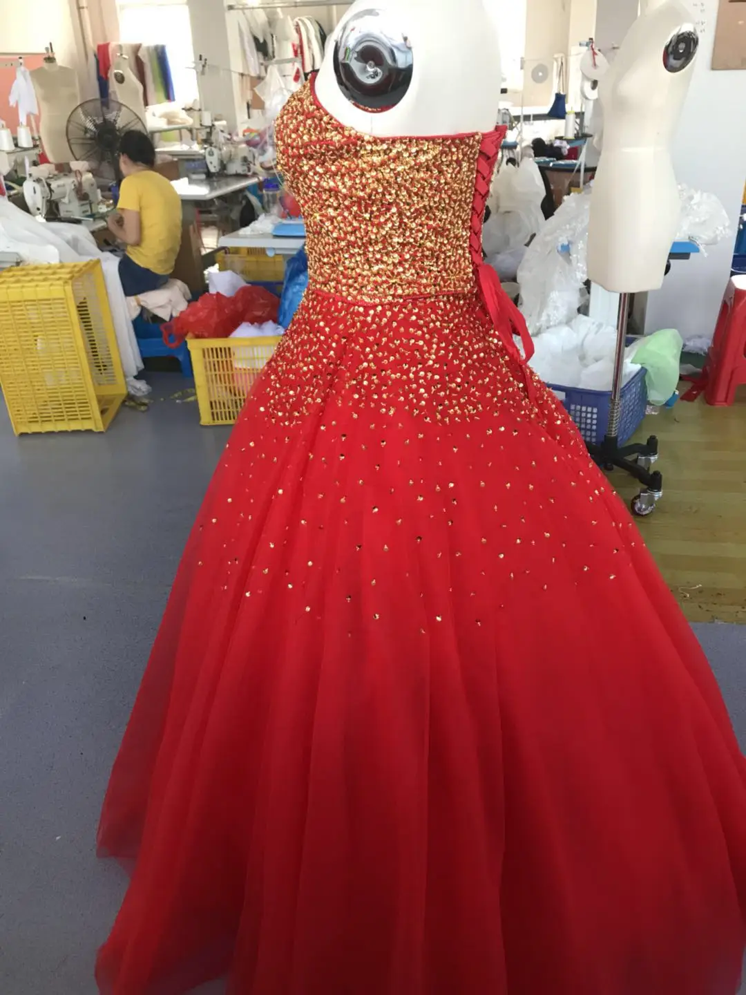Beautiful Red Gown For Wedding | Indian Online Ethnic Wear Website For Women