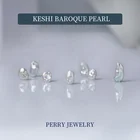 Pearl AAA Grade Irregular 7~10mm Baroque Pearl Keshi Freshwater Pearl Natural Real Loose Pearl White Color