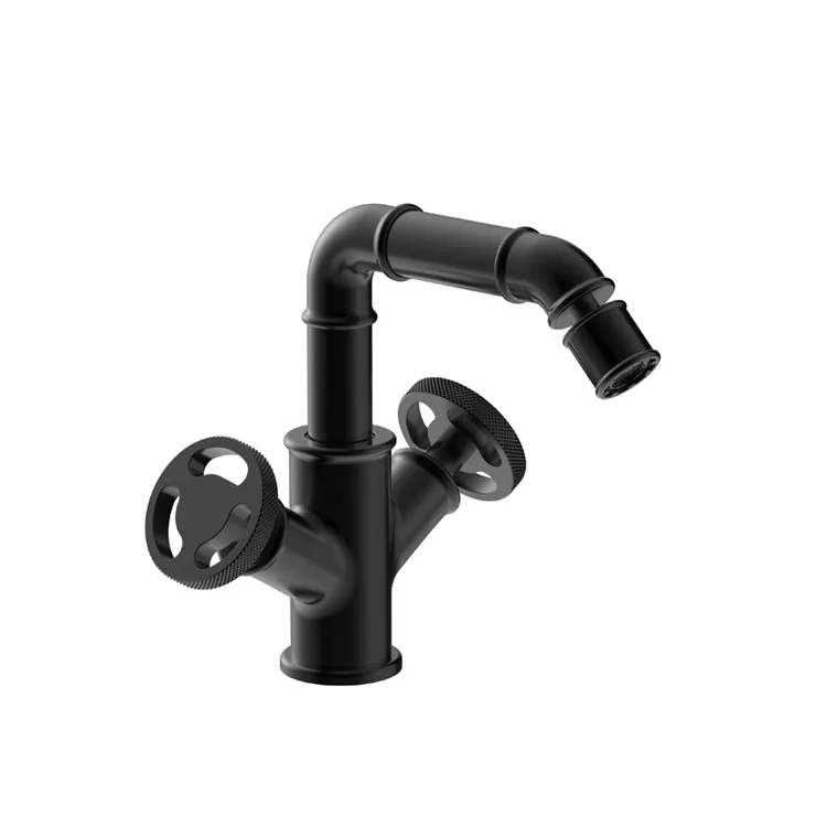 Industrial Style Black Shower Faucet