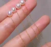 4.5mm pearl earrings