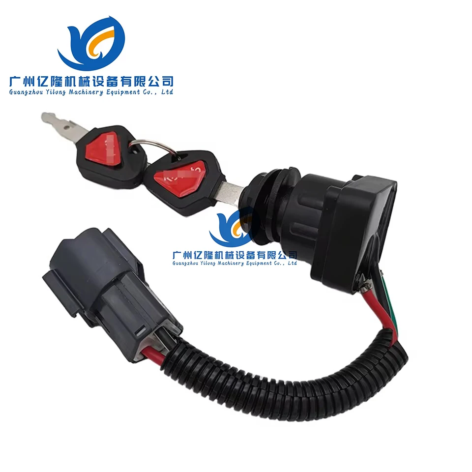 Excavator Part RC411-53964 HRC40-53960 Ignition Switch Short Line for KX41 KX71 KX080 KX91 KX121 KX161 U15 U25 U35 U45