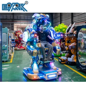 High Quality Indoor/Outdoor Electric Walking Game Machine Battle Mech Warrior Robot Plastic Material Kids Popular Amusement Park