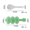 Opp bag  green  Shaker + spoon set