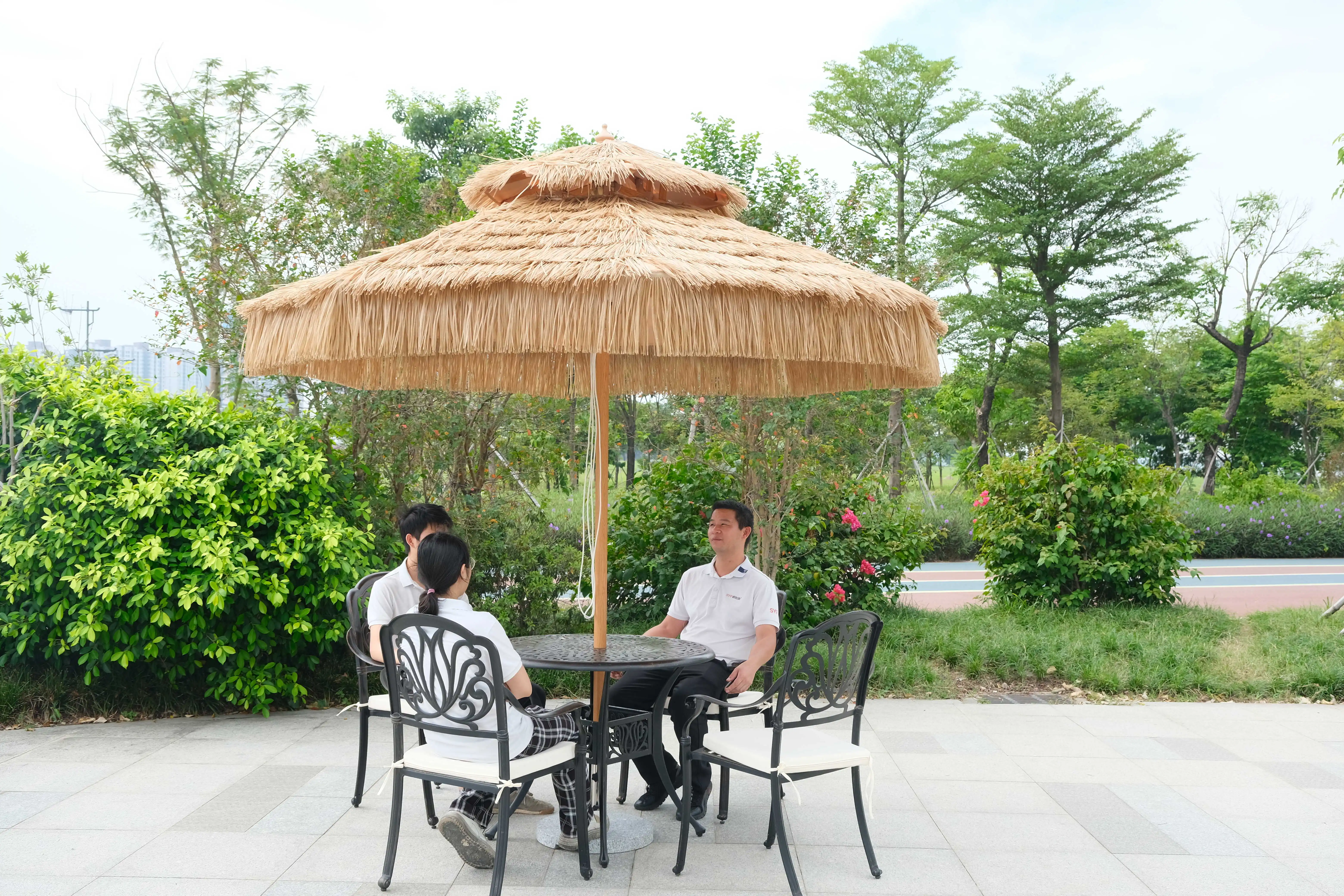 grass patio umbrella Tangkula 7.2Ft Tiki Umbrella, Hawaiian Style Outdoor PE with Tilt Adjustment, 8 Ribs, Portable Thatched Beach Umbrella for Garden, Yard, Poolside : Patio, Lawn & Garden the Patio Umbrella delivers a nostalgic coastal European aesthetic with superior quality and technical design Autlaycil 7.5FT Grass Tiki Patio