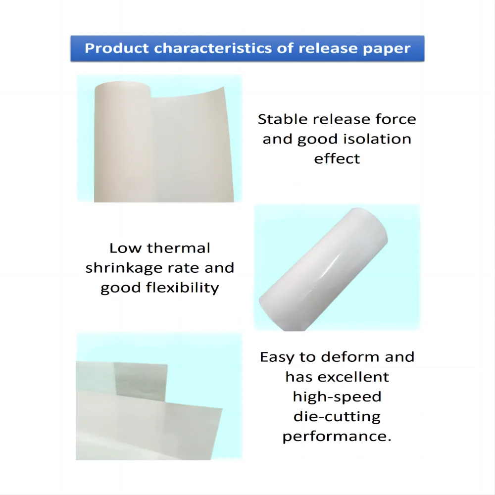 White Glassine Silicone Coated Release Paper - Buy White Release Paper ...