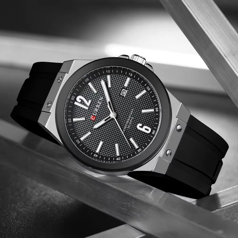 N CURREN 8467 Men's Watch - Luxury Quartz with Luminous Hands