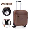 809 brown universal wheel leather case