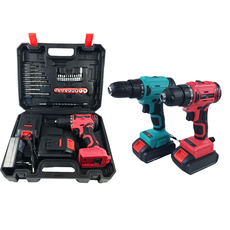 Amazon.com: SeeKool 21V MAX Taladro inalámbrico Kit de taladro, 1650 /min  Taladro eléctrico compacto recargable con 2 piezas 1500mAh batería de iones  de litio, 1 Hr cargador rápido, 2-velocidad variable, 23 piezas