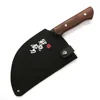 Cuchillo cortador de madera + funda de tela