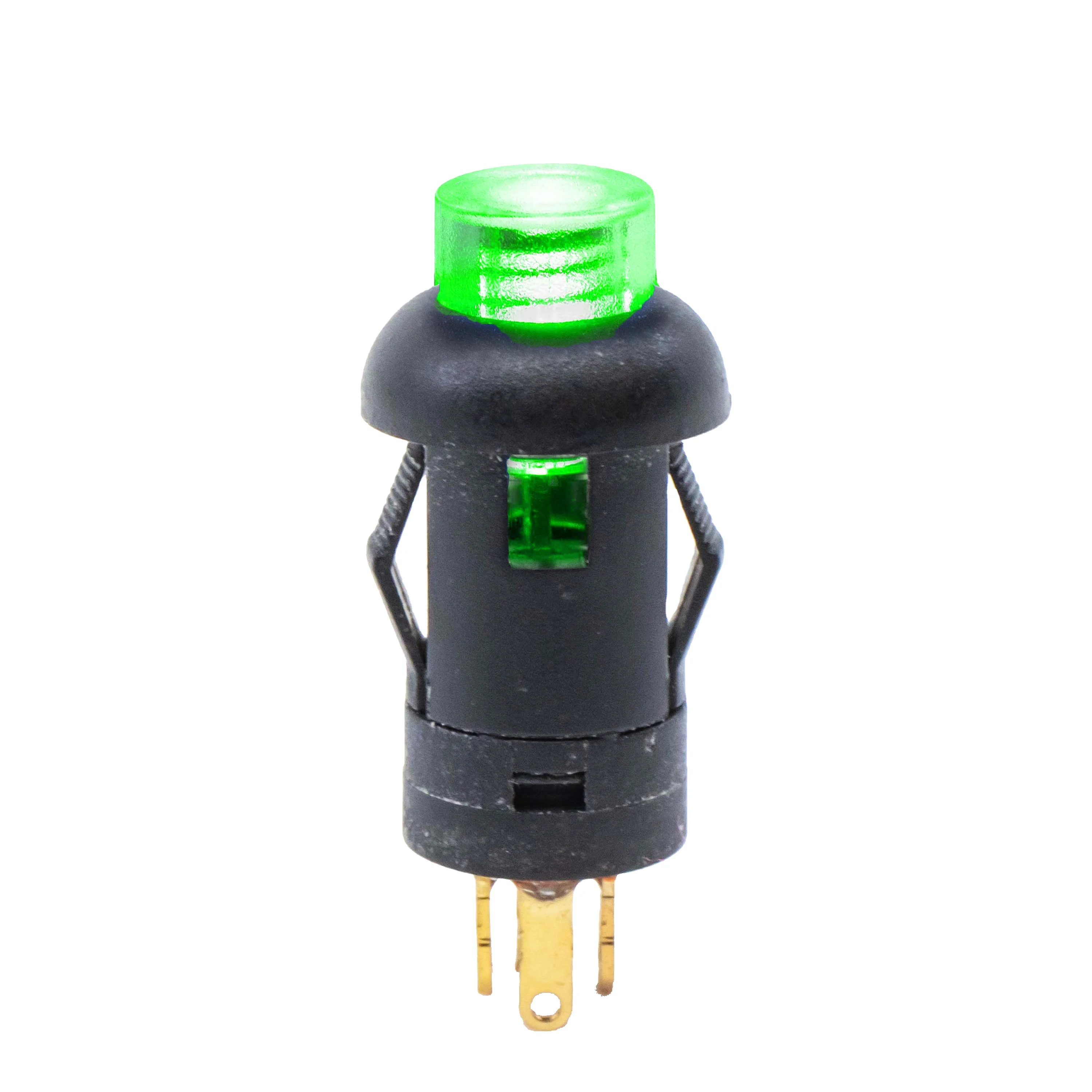 Lakeview PLE Series SPST Momentary Electronical Miniature Round Push Button Switch