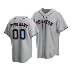 Houston Astros Custom Name Number Flexbase Baseball Jersey White