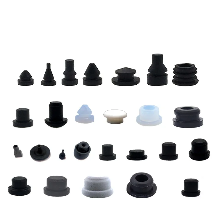 Hotsale Customized Color Silicone Rubber Stoppers Plugs For Electronic