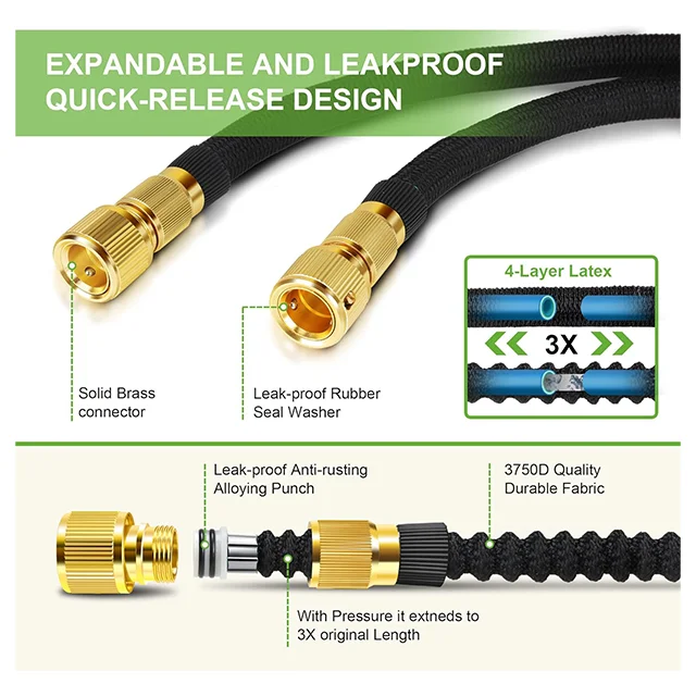 Garden Tools 30m 45m Shrinking Flexible Expandable Hose Magic Garden Watering Pipes