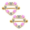 Gold flower heart
