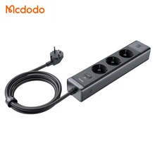 Mcdodo 062/060 Power Strip 6 Port 30W Power Supply Adapter PD 3.0 SCP OVP & OTP 33W With 3AC for Household Electrical Appliances