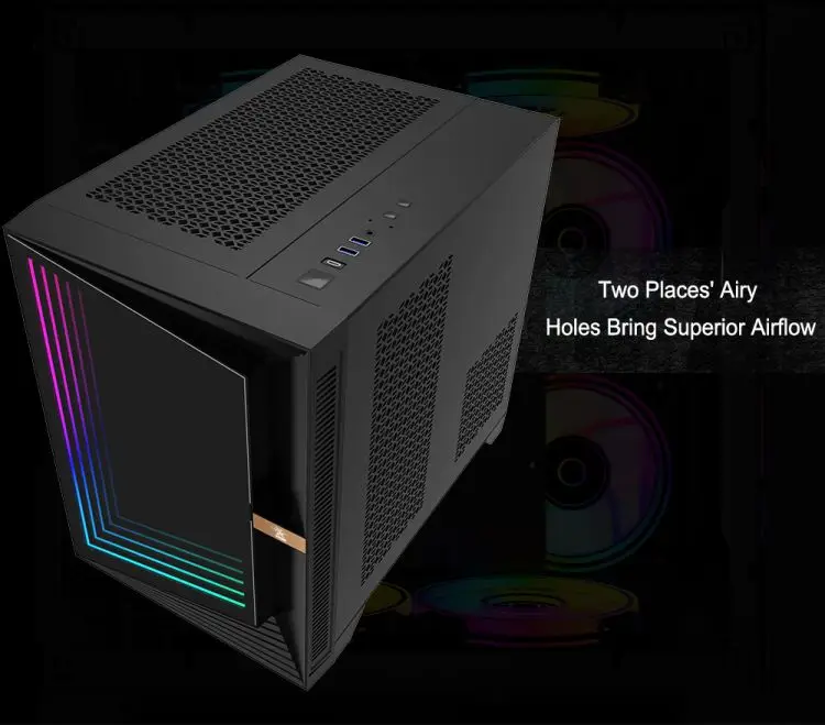 Custom Rugged Horizontal Matx Custom Computer Case Fabrication Pc Cases