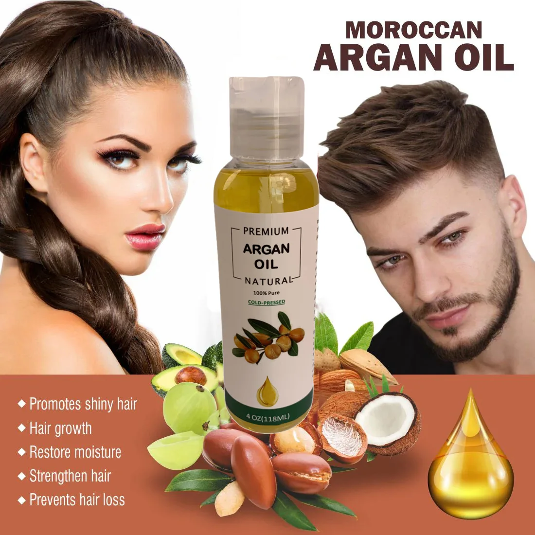 Private Label 118ml 4Oz Cold Press 100% Pure Almond Jojoba Olive Castor Oil Pack GrapeSeed Coconut Oil Carrier Oil
