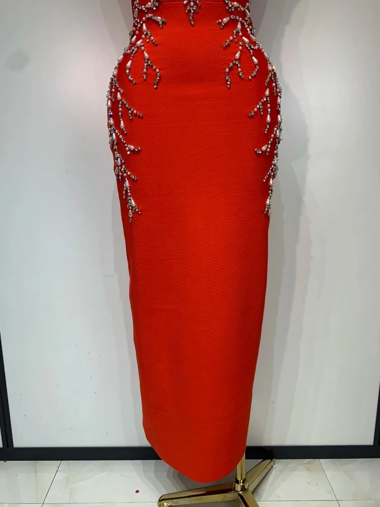 Bandage dress full look