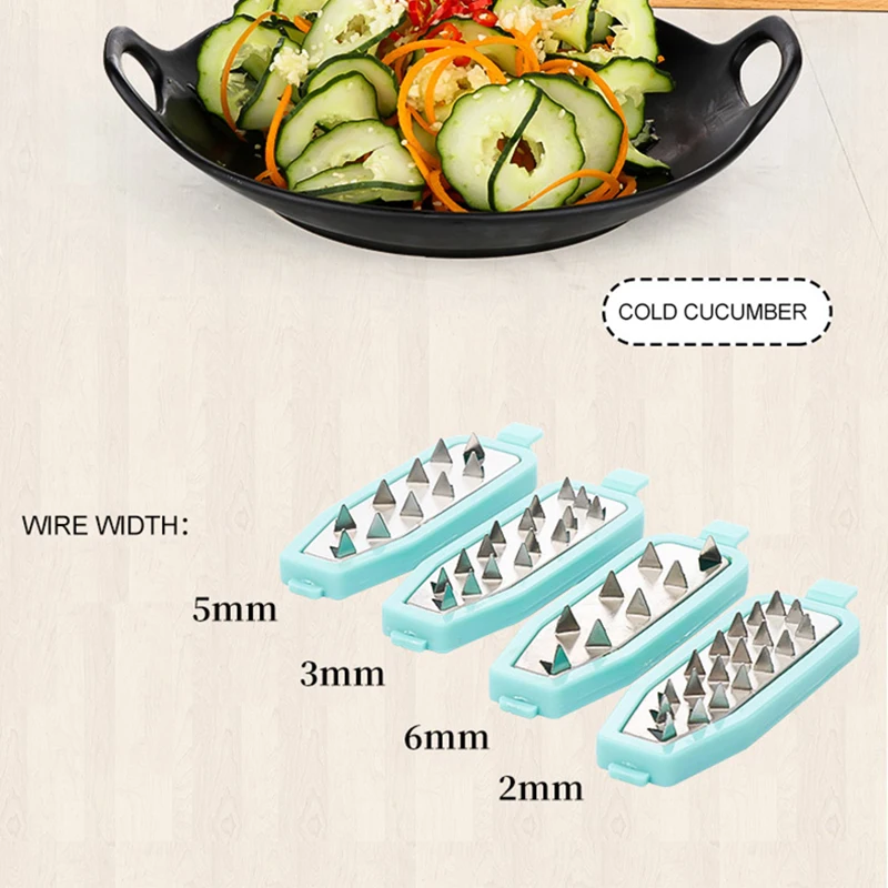 Household Manual Graters Spiral Cutter Multifunction Fruit Vegetable Potato Cutter Stainless Steel Grater Kitchen Tools