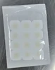 12 dots white background pressed edge