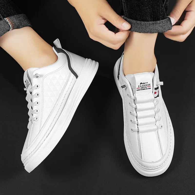 Factory Wholesale walking sneakers shoes for men casual sole sneakers best walking shoes white shoes for men low price