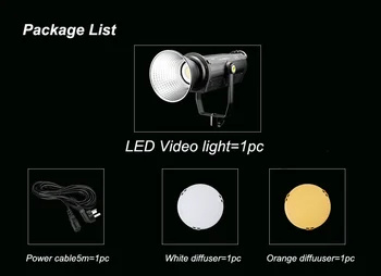 LED-3000A.Pro  Bi-color 2700-6500K NiceFoto 300W Professional Led Film Shooting Making Studio Light detail image