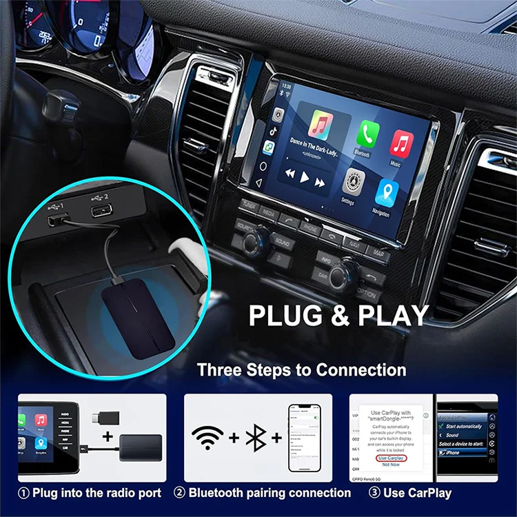 Ai Box Carplay 6125 Ai Box Motorcycle Carplay Android Screen Android ...