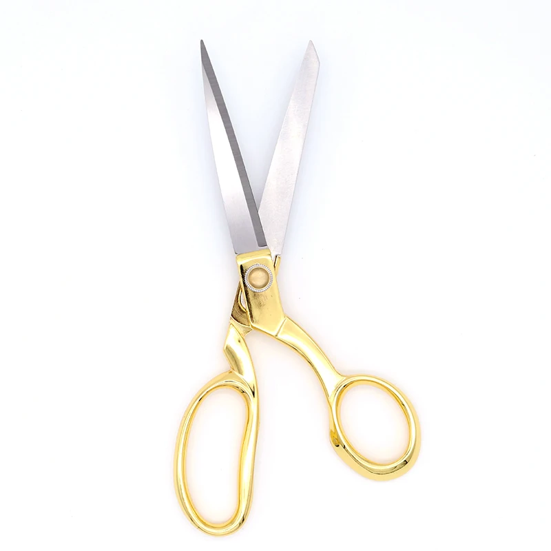 Позолоченные сверхмощные ножницы для шитья из нержавеющей стали