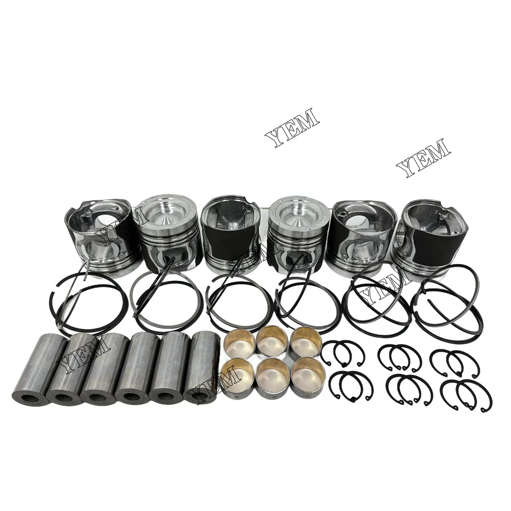 Piston Kit Fit for Doosan Develon DL06 Engine 5
