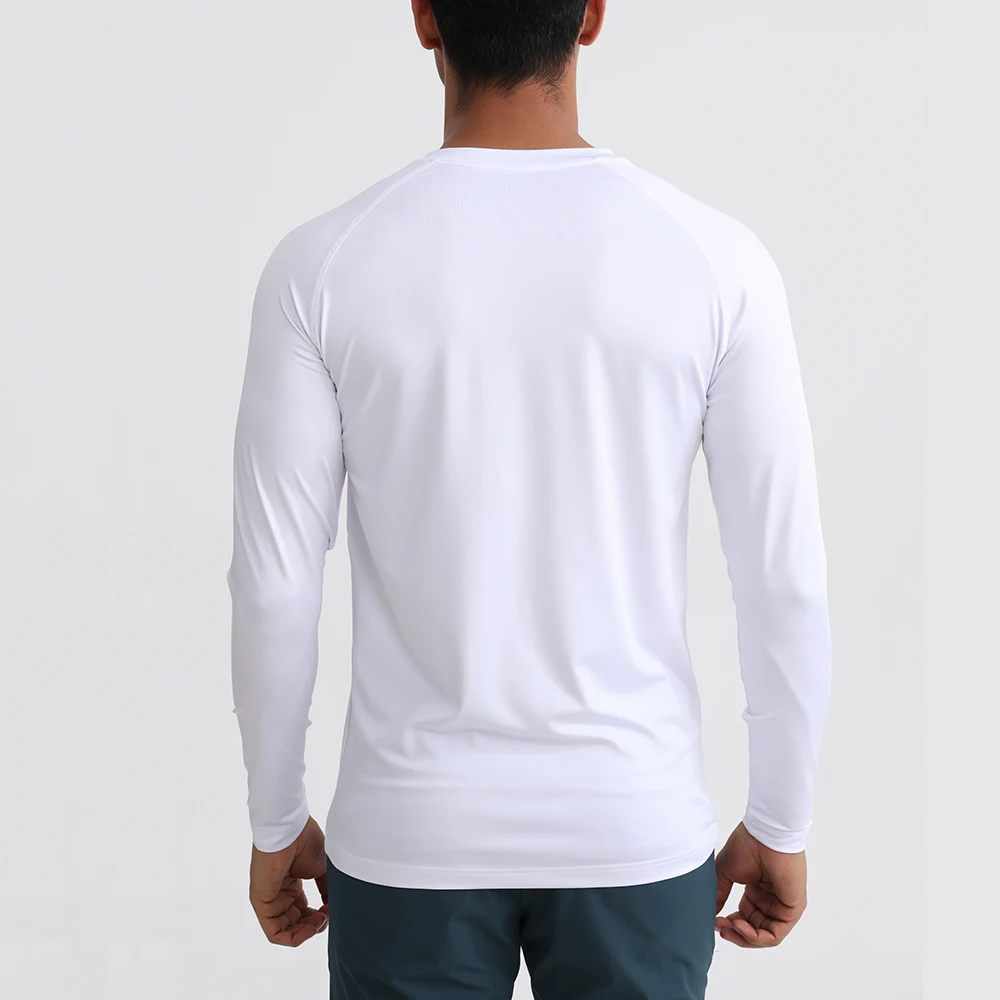 Wholesale High Quality Upf Clothing Elastane Full Long Sleeve Dry Fit Tshirt Longsleeve T Shirt