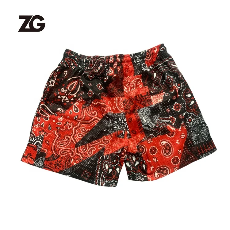 Дышащие свободные сетчатые баскетбольные шорты, мужские баскетбольные шорты на заказ