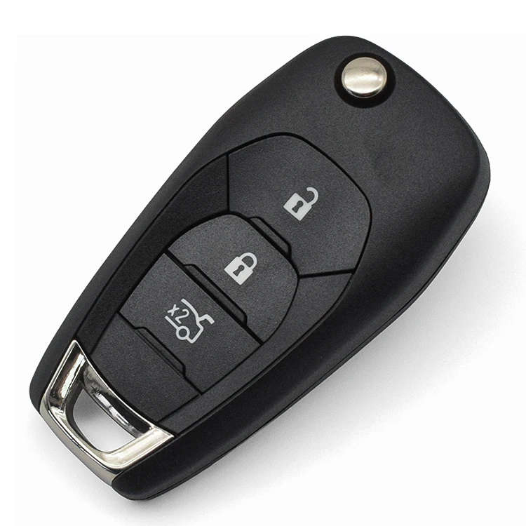 Replacement 3-Button HU100 Blade Car Key Shell Cover Remote Control Flip Key Case for C-hevrolet C-ruze C-Series